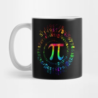 Funny Pi Day Shirt Spiral Pi Math Tee for Pi Day 3.14 Mug